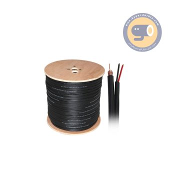 کابل ترکیبی مغزی مس 0.7 برق 0.5*2 حلقه 305 متری