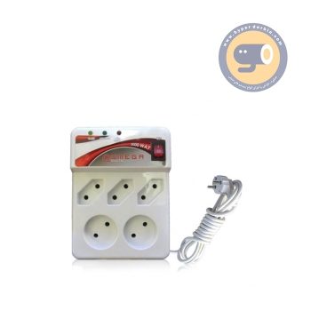 محافظ برق امگا 5 خانه کلید دار سیم کوتاه امگا