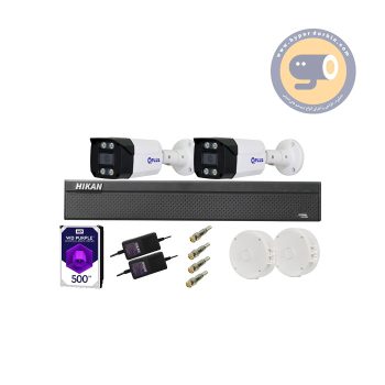 پکیج 2دوربین 2مگاپیکسل کیوپلاس کد124