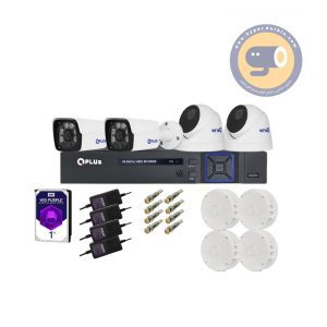 پکیج 4دوربین 2مگاپیکسل کیوپلاس کد147
