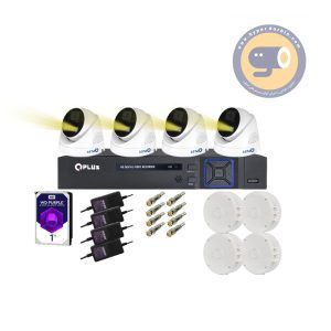 پکیج 4دوربین 2مگاپیکسل کیوپلاس کد143