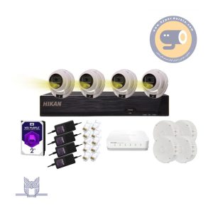 پکیج 4دوربین 5مگاپیکسل هیکان کد160