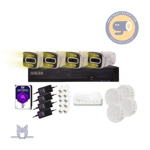 پکیج 4دوربین 5مگاپیکسل هیکان کد156