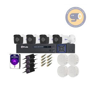 پکیج 4دوربین 2مگاپیکسل کیوپلاس کد135