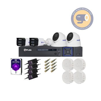 پکیج 4دوربین 2مگاپیکسل کیوپلاس کد144