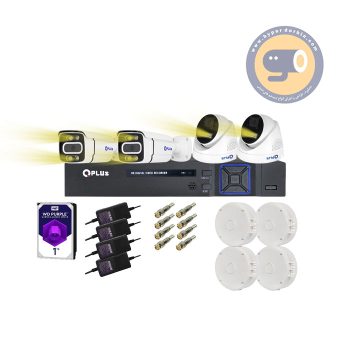 پکیج 4دوربین 2مگاپیکسل کیوپلاس کد145