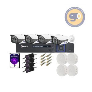 پکیج 4دوربین 5مگاپیکسل کیوپلاس کد136