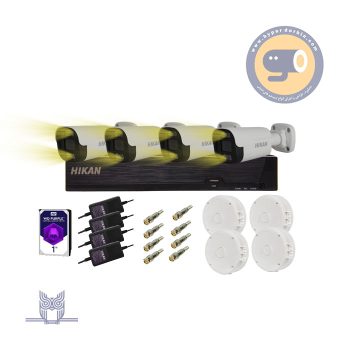 پکیج 4دوربین 2مگاپیکسل هیکان کد112