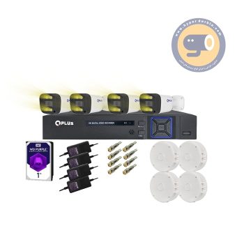 پکیج 4دوربین 2مگاپیکسل کیوپلاس کد177