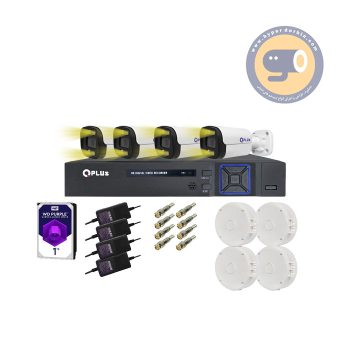 پکیج 4دوربین 2مگاپیکسل کیوپلاس کد175