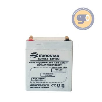باتری 12 ولت 5 آمپر برند یوروستار