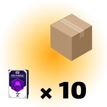 مجموعه 10 عددی هارد 2 ترابایت بنفش گارانتی 12 ماهه برند western