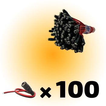 بسته 100 عددی فیش مادگی آداپتور